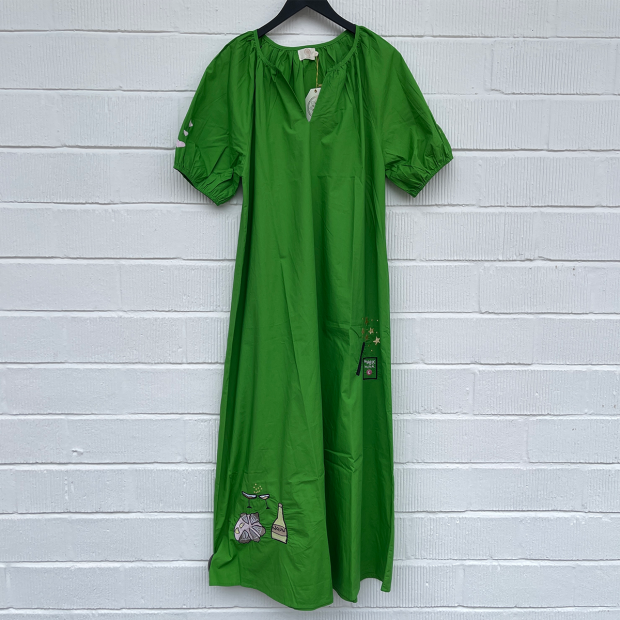 WAUW - OYSTER DRESS  | GRØN