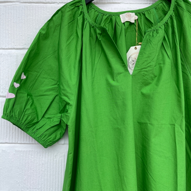 WAUW - OYSTER DRESS  | GRØN