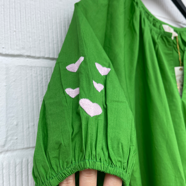 WAUW - OYSTER DRESS  | GRØN