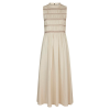 NEO NOIR - ATIKA DECO SMOCK DRESS | IVORY