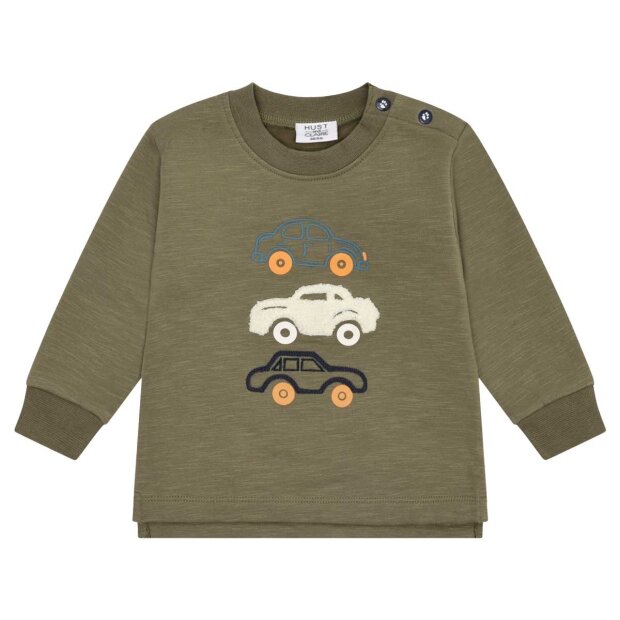 HUST AND CLAIRE - SOFUS LOOP CARS SWEATSHIRT | TURTLE