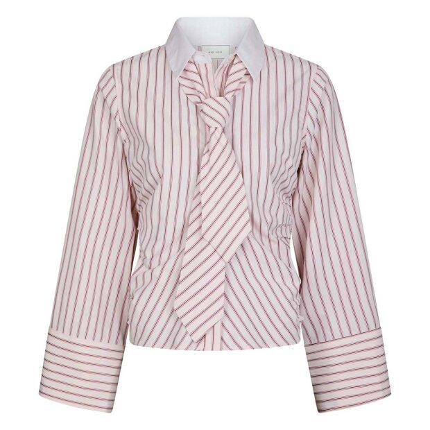 NEO NOIR - FRANSESCA STRIPE SHIRT | ROSE