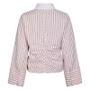 NEO NOIR - FRANSESCA STRIPE SHIRT | ROSE