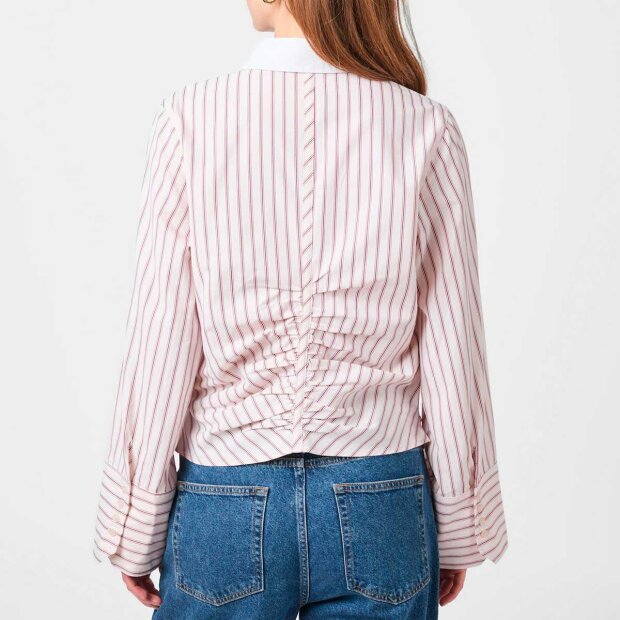 NEO NOIR - FRANSESCA STRIPE SHIRT | ROSE