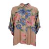 BLACK COLOUR - EMME FLOWER SHIRT | FRAPPE