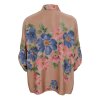 BLACK COLOUR - EMME FLOWER SHIRT | FRAPPE