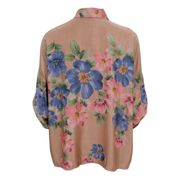 BLACK COLOUR - EMME FLOWER SHIRT | FRAPPE