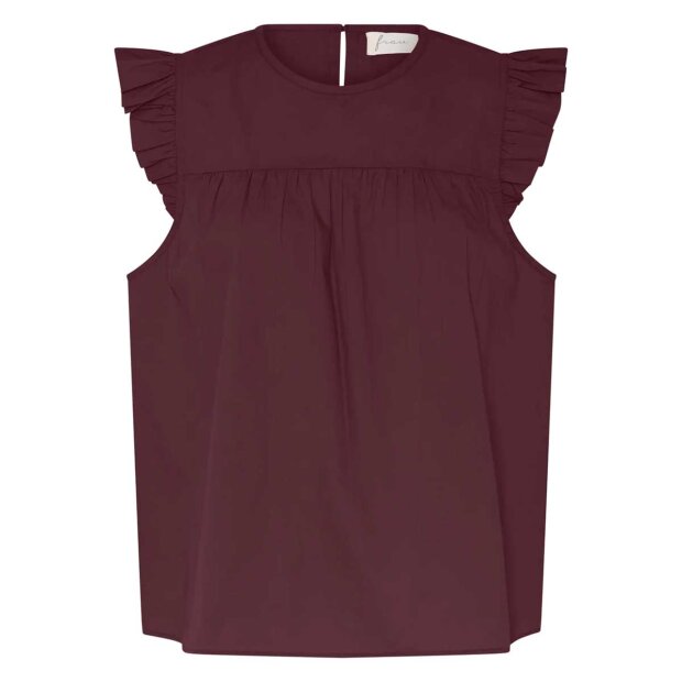 FRAU - STOCKHOLM TOP | RED MAHOGANY