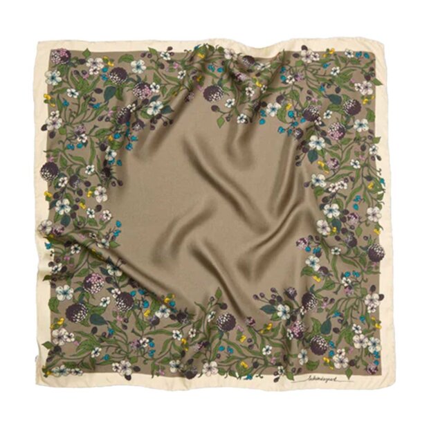 BECK SØNDERGAARD - AUTUMN BLACKBERRY SIA SCARF | FUNGI BROWN