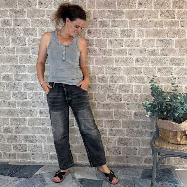 CABANA LIVING - FIKA SW JEANS | BLACK DENIM