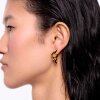 MARIA BLACK - COIL EARRING SMALL | FORGYLDT