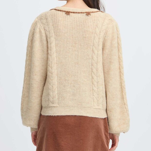 ATELIER REVE - MEMOIR CARDIGAN | SMOKE GRAY MELANGE