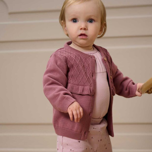 FIXONI - KNIT CARDIGAN | WISTFUL MAUVE