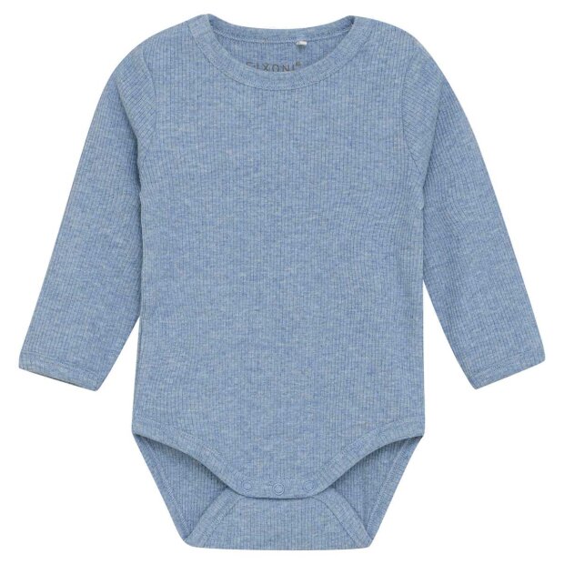 FIXONI - BODY LS MELANGE RIB | RAIN WASHED MELANGE