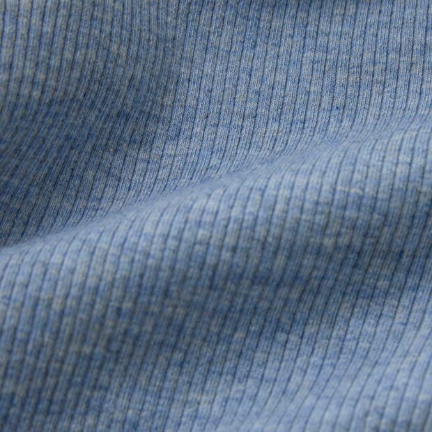 FIXONI - BODY LS MELANGE RIB | RAIN WASHED MELANGE