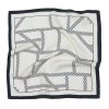 LALA BERLIN - CUBE CATALINA SILK | OFF WHITE/BLACK LALA BERLIN - CUBE CATALINA SILK | OFF WHITE/BLACK
