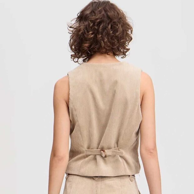 MUNTHE - LILLIAN VEST | LATTE