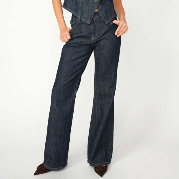 MOS MOSH - MARLENA NIPPON JEANS | DARK BLUE