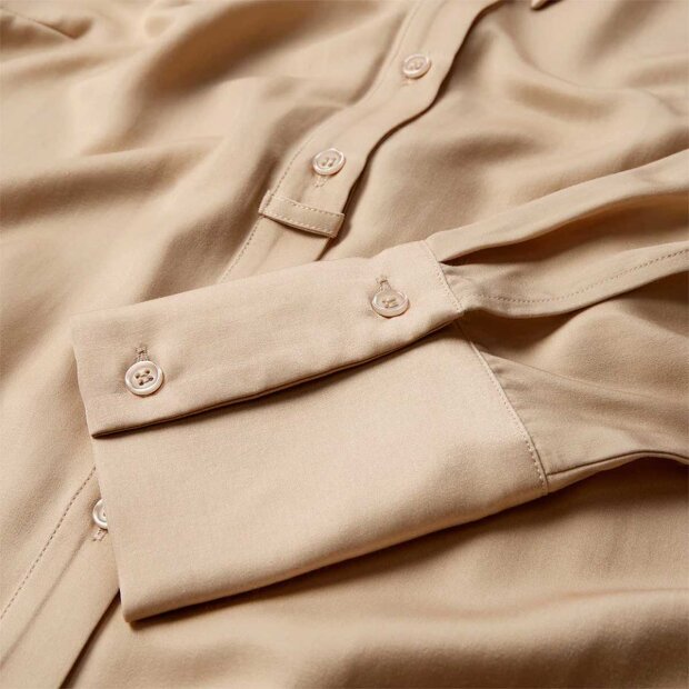 DEPECHE - CINDY SHIRT | CHAMPAGNE