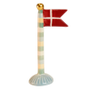 SPEEDTSBERG - KERAMIKFLAG 19 CM | BLÅ FOD