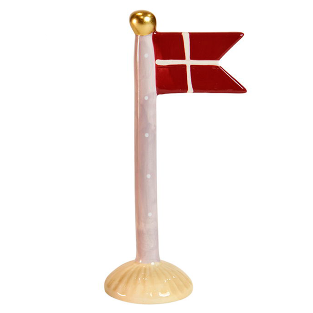 SPEEDTSBERG - KERAMIKFLAG 19 CM | GUL FOD