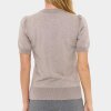 SAINT TROPEZ - MILA SZ BLUSE M/KORTE ÆRMER | FOG MELANGE