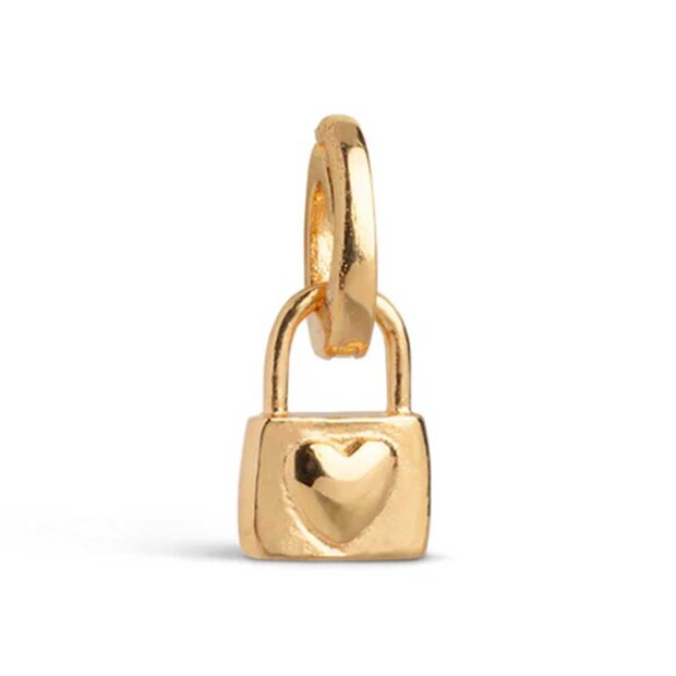 ENAMEL COPENHAGEN - CHARM - FORGYLDT | LOCKED LOVE