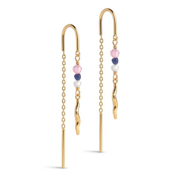 ENAMEL COPENHAGEN - VIVA EARRINGS FORGYLDT | VIOLET