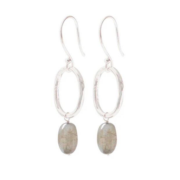 A BEAUTIFUL STORY - GRACEFUL LABRADORITE EARRINGS