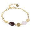A BEAUTIFUL STORY - AESTHETIC ROSE QUARTZ GARNET BRACELET A BEAUTIFUL STORY - AESTHETIC ROSE QUARTZ GARNET BRACELET