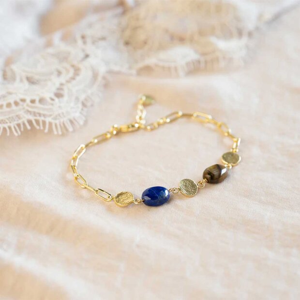 A BEAUTIFUL STORY - AESTHETIC LAPIS LAZULI TIGER EYE BRACELET
