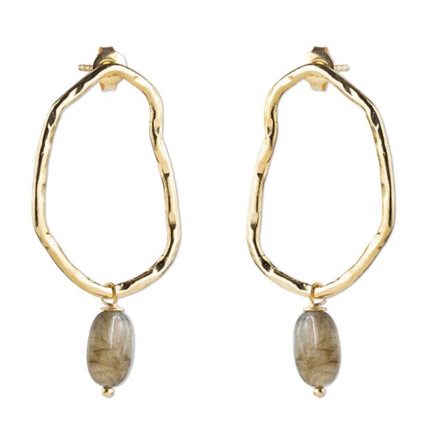 A BEAUTIFUL STORY - BRAVERY LABRADORITE EARRINGS