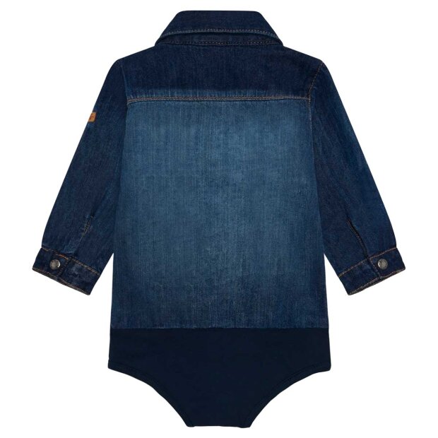 HUST AND CLAIRE - BERTIL DENIM BODYSTOCKING | BLUE DENIM