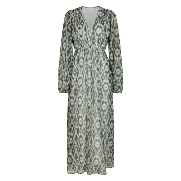 NEO NOIR - SILFI GRAPHIC FADE DRESS | DUSTY GREEN