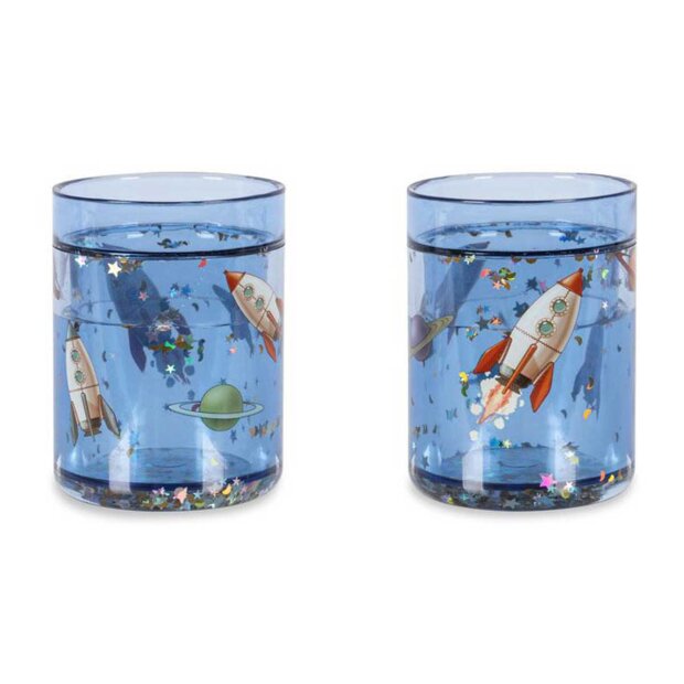 KONGES SLØJD - 2-PACK GLITTER CUPS | OUTER SPACE