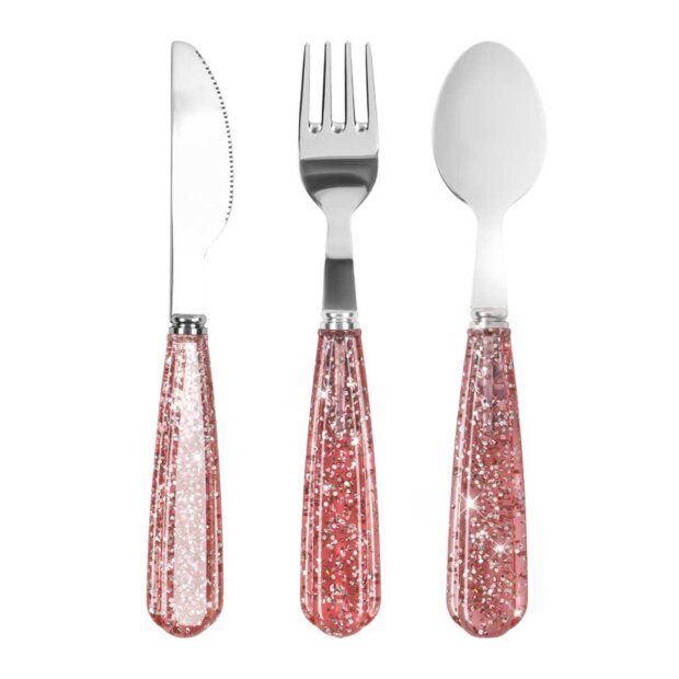 KONGES SLØJD - SPARKLY CUTLERY | SPARKLING BLUSH