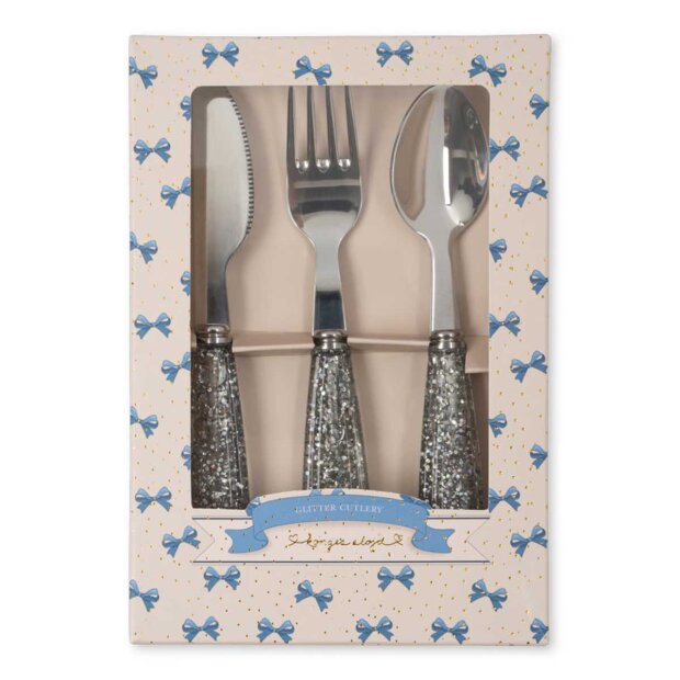 KONGES SLØJD - SPARKLY CUTLERY | SPARKLING BLUE