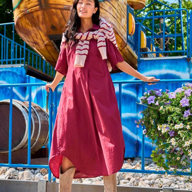 BLACK COLOUR - MOLLY DRESS | PLUM