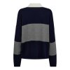MOS MOSH - WYLIE TANI BOLD STRIPE KNIT | MARITIME BLUE MOS MOSH - WYLIE TANI BOLD STRIPE KNIT | MARITIME BLUE
