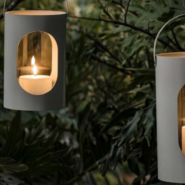 EKTA - LANTERNE STOR 22X35 CM | BLACK