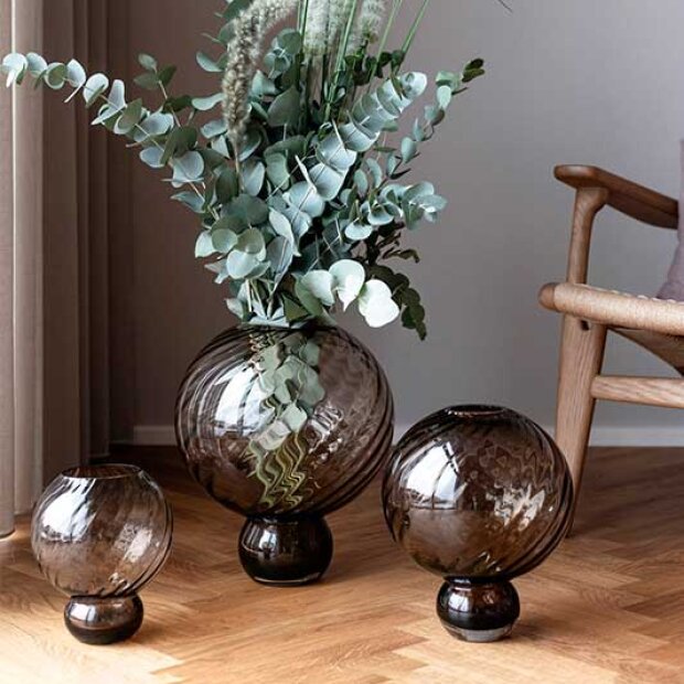 SPECKTRUM - MEADOW SWIRL VASE - LARGE | TOPAZ