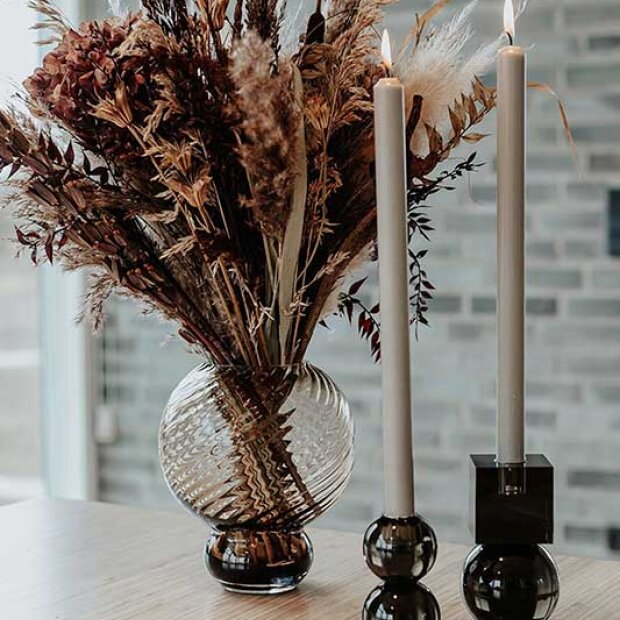 SPECKTRUM - MEADOW SWIRL VASE - LARGE | TOPAZ