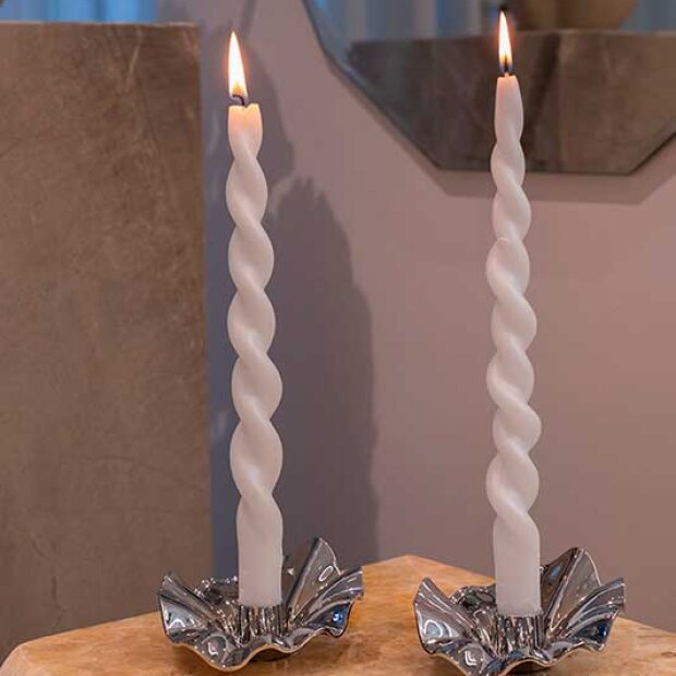 SPECKTRUM - LEA CANDLE HOLDER | CHROME