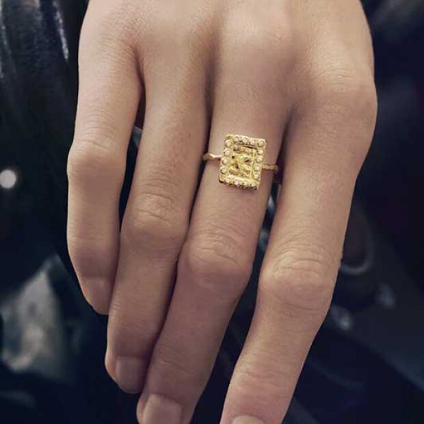 MAANESTEN - AIDA RING | FORGYLDT