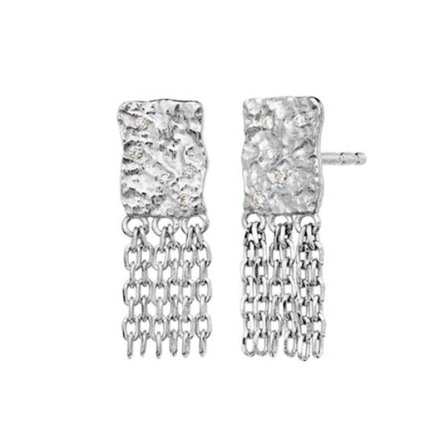 MAANESTEN - PIETRA EARRINGS | SØLV