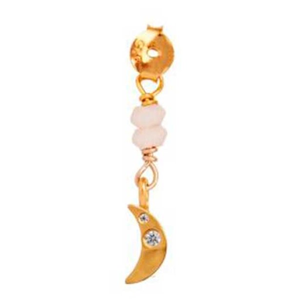 STINE A - PETIT BELLA MOON BEHIND EAR-EARRING 1 STK | FORGYLDT