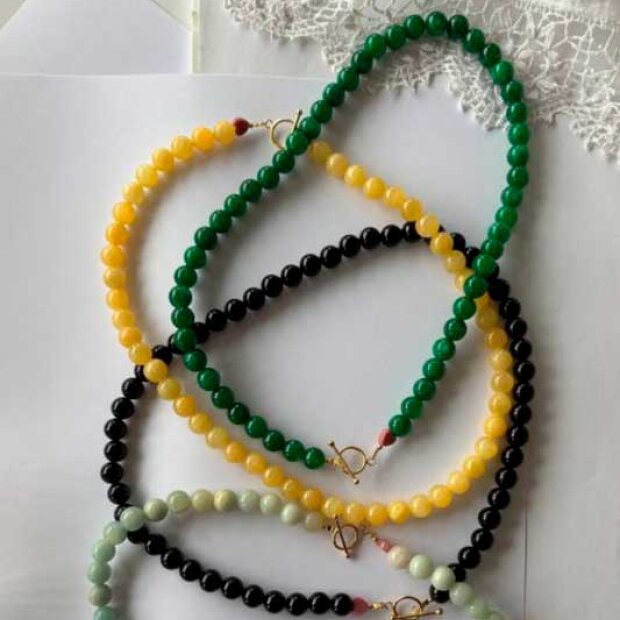 STINE A - CHERRIE BON BON NECKLACE - NOIR