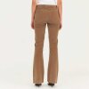 IVY COPENHAGEN - TARA FLARE JEANS BABY CORD | COOL TAUPE