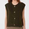 NEO NOIR - MARIKO TEDDY VEST | ARMY NEO NOIR - MARIKO TEDDY VEST | ARMY