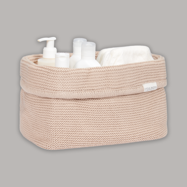 LITTLE DUTCH - OPBEVARINGSKURV, STOR - BEIGE